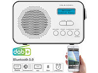 VR-Radio Mobiles Akku-Digitalradio mit DAB+ & FM, Wecker, Bluetooth 5, 8 Watt; Mini-DAB+-Radios Mini-DAB+-Radios Mini-DAB+-Radios Mini-DAB+-Radios 