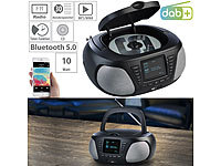VR-Radio Mobile Stereo-Boombox mit DAB+/FM, Bluetooth, CD, AUX, 10 Watt; HiFi-Tuner für Internetradios & DAB+, mit USB-Ladeports HiFi-Tuner für Internetradios & DAB+, mit USB-Ladeports HiFi-Tuner für Internetradios & DAB+, mit USB-Ladeports HiFi-Tuner für Internetradios & DAB+, mit USB-Ladeports 