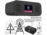 VR-Radio Stereo-Radio-Wecker mit DAB+, Notfall-Warn-Funktion, USB, Bluetooth; Mini-DAB+-Radios Mini-DAB+-Radios Mini-DAB+-Radios Mini-DAB+-Radios 