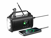 VR-Radio Kurbelradio DAB, Digitales Kurbelradio, Handkurbelradio; HiFi-Tuner für Internetradios & DAB+, mit USB-Ladeports HiFi-Tuner für Internetradios & DAB+, mit USB-Ladeports HiFi-Tuner für Internetradios & DAB+, mit USB-Ladeports