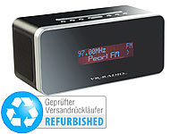 VR-Radio Stereo Digitalradio DTL-23.rd DAB+/FM-Radio mit Wecker (refurbished); HiFi-Tuner für Internetradios & DAB+, mit USB-Ladeports 