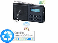 VR-Radio DAB Radio mit Wecker, DAB-Radio akkubetrieben